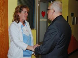 Štědrý den 2012: Návštěva biskupa v nemocnici v Litoměřicích